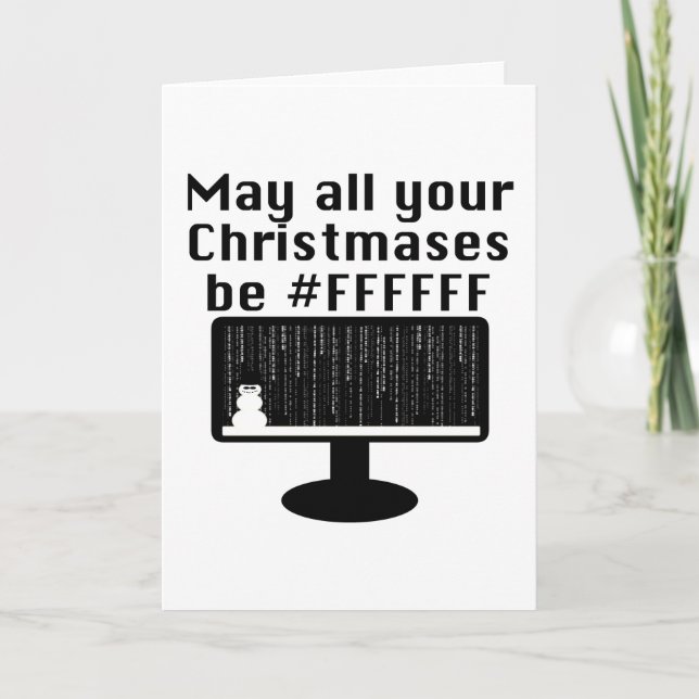 Geek Christmas Card (Front)
