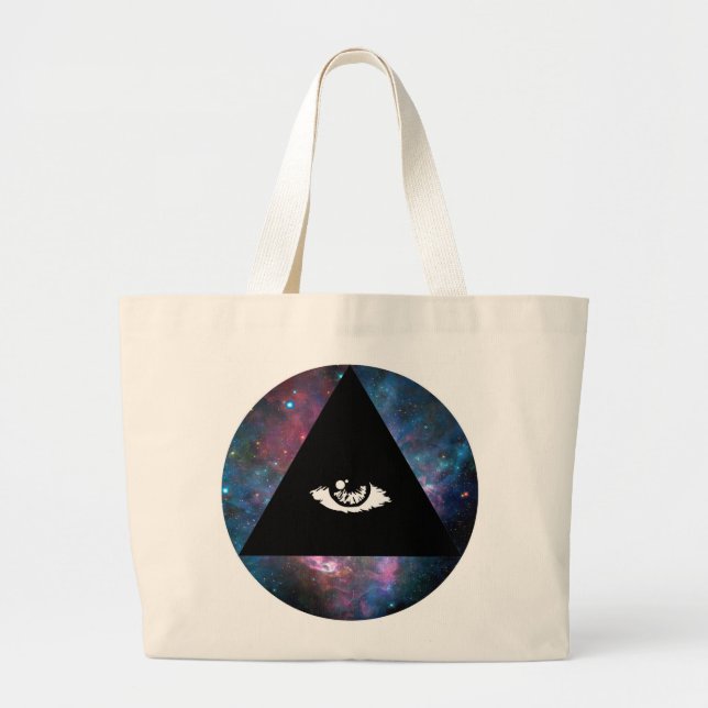 GEEK CLOTHING/secteye totet Large Tote Bag (Front)