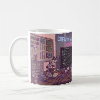 Geek Coding Cat Mug – Cute Programmer Coffee Cup f