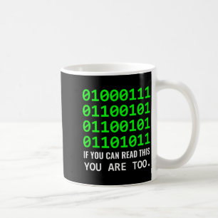 Geek Computer Binary Code Software Developer Coffee Mug
