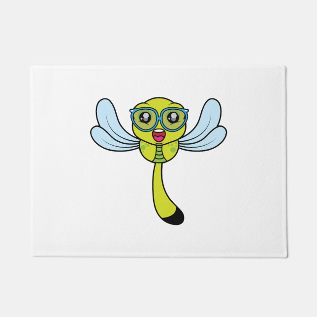 Geek Dragonfly Doormat (Front)