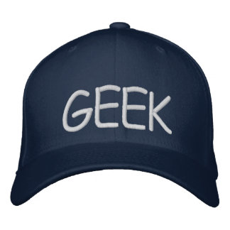 Geek Embroidered Hat
