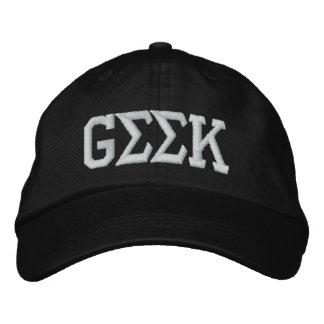 Geek Embroidered Hat