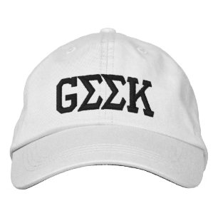 Geek Embroidered Hat