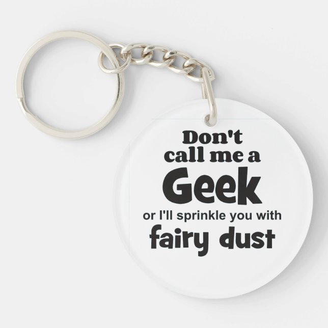 Geek fairy dust bf key ring (Front)