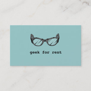 Geek For Rent, Mobile App Developer Business Card