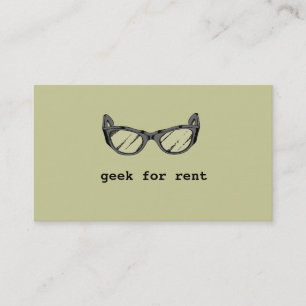 Geek For Rent, Web Developer Business Card