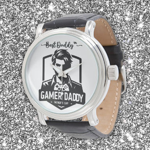 Geek Gamer Dad Happy Father's Day   Watch