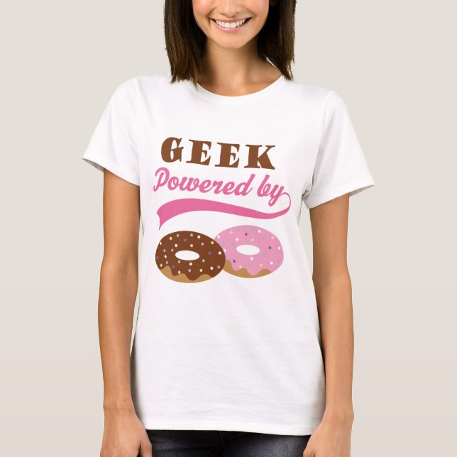 Geek Gift (Doughnuts) T-Shirt (Front)