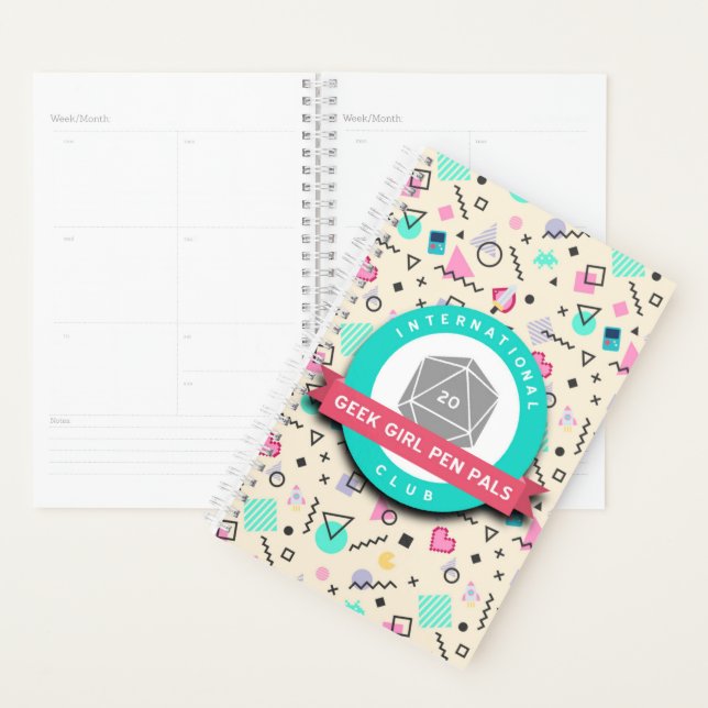 Geek Girl Pen Pals Planner (Display)