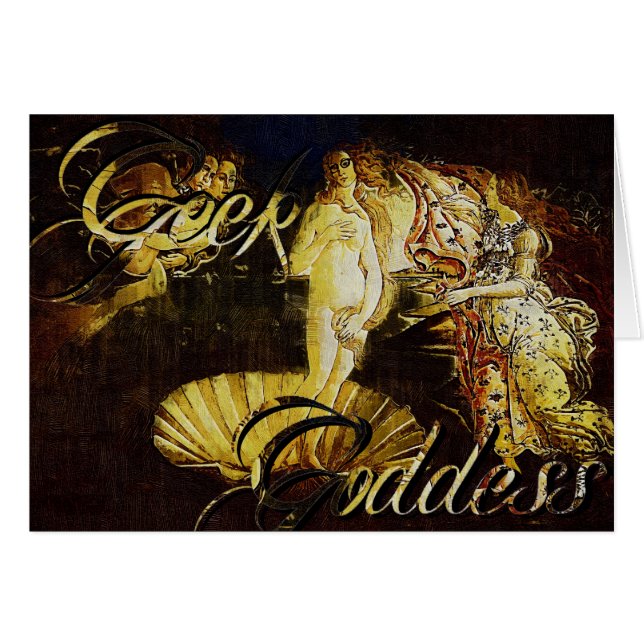 Geek Goddes Botticelli the Birth of Venus (Front Horizontal)