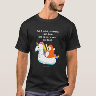 Geek Hedgehog Unicorn Book Of Revelation Geek T-Shirt