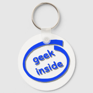 Geek Inside Keyring