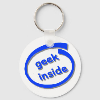Geek Inside Keyring
