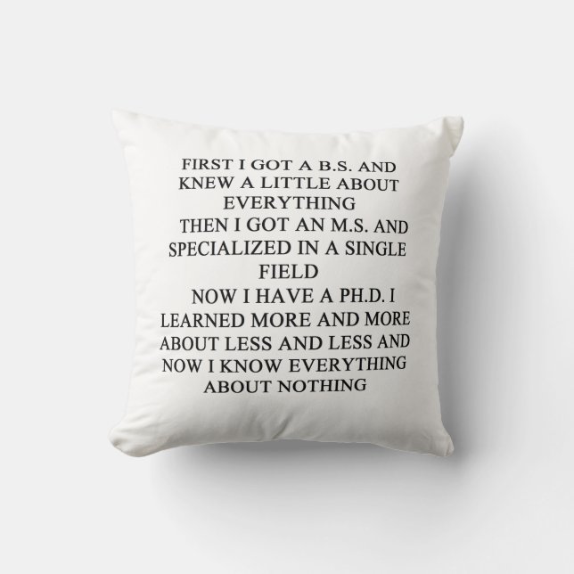 geek joke cushion (Front)