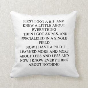 geek joke cushion