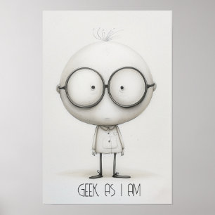 Geek Kid Poster