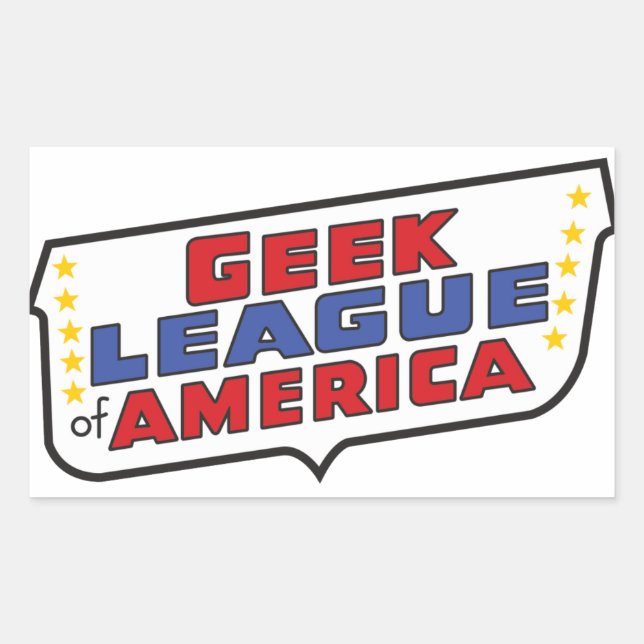 Geek League of America Sticker (Front)