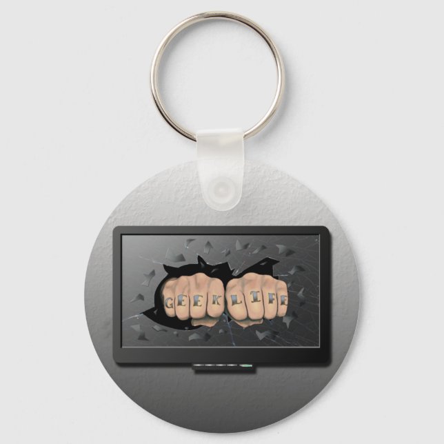 Geek Life Key Ring (Front)