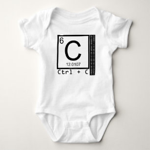 Geek Me! Carbon Copy Baby Bodysuit