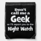 Geek Night Watch wf Drawstring Bag (Front)