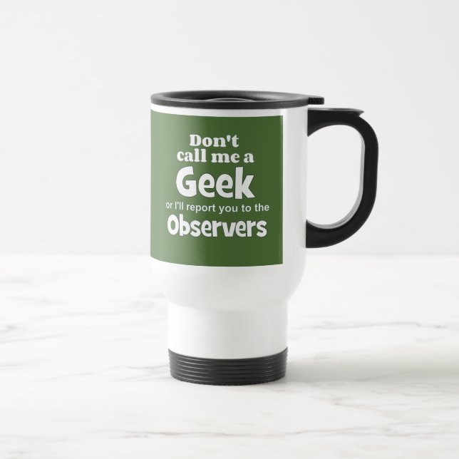 Geek Observers wf Travel Mug (Right)