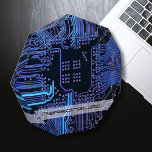 Geek Out Custom PCB Blue Electronic Circuit Board Acrylic Award<br><div class="desc">Custom PCB Circuit Board gifts for geeks or gifts for nerds.  Here's one for the Computer Nerd or Geeks in all of us.  Geek Out your Nerd with this Custom PCB Electronic Circuit Board.  This is a close up picture of a printed circuit board or electronic circuit board.</div>