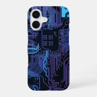 Geek Out Nerd PCB Blue Electronic Circuit Board