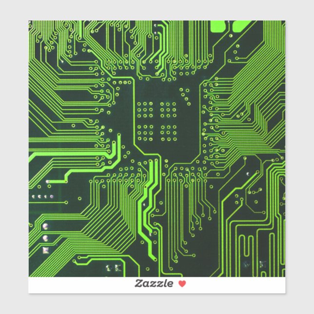 Geek Out Nerd PCB Green Electronic Circuit Board  (Sheet)