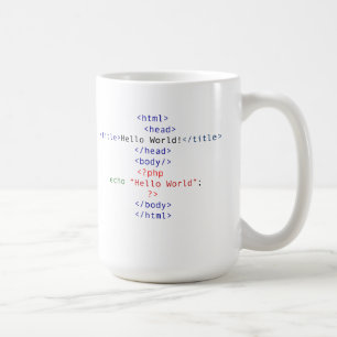 Geek php Greeting Coffee Mug