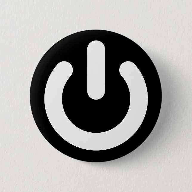 Geek Power Ideology 6 Cm Round Badge (Front)