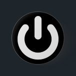 Geek Power Ideology 6 Cm Round Badge<br><div class="desc">geek,  power,  nerd,  computer,  programmer,  developer,  programming,  coding,  scripting,  engineer,  development,  web design,  programming,  computer science,  control,  ideology</div>
