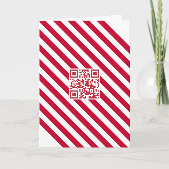 Geek QR Code Merry Christmas card (Front)