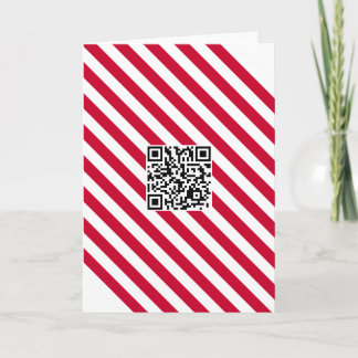 Geek QR Code Merry Christmas card