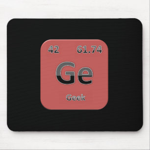 Geek Red Mouspad Mouse Mat
