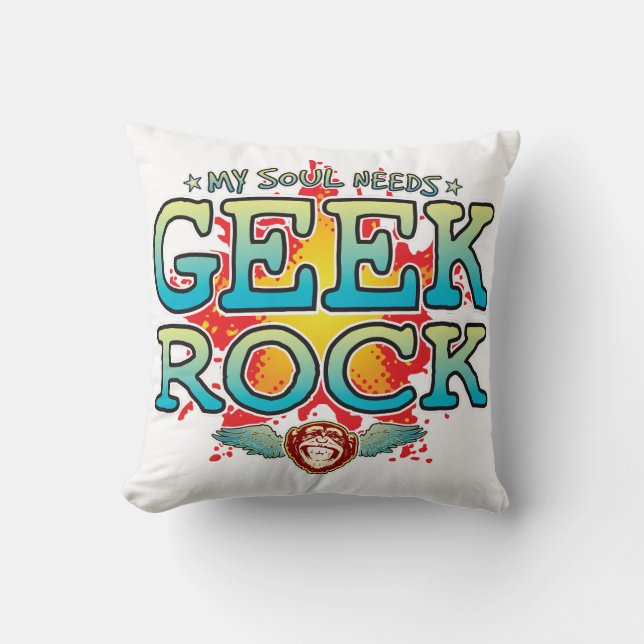 Geek Rock Soul Cushion (Front)