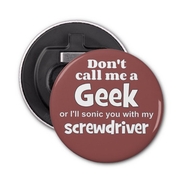 Geek screwdriver wf bottle opener (Front)
