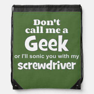 Geek screwdriver wf drawstring bag