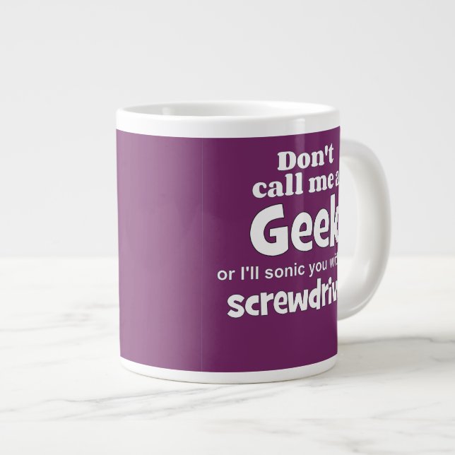Geek screwdriver wf large coffee mug (Front Right)