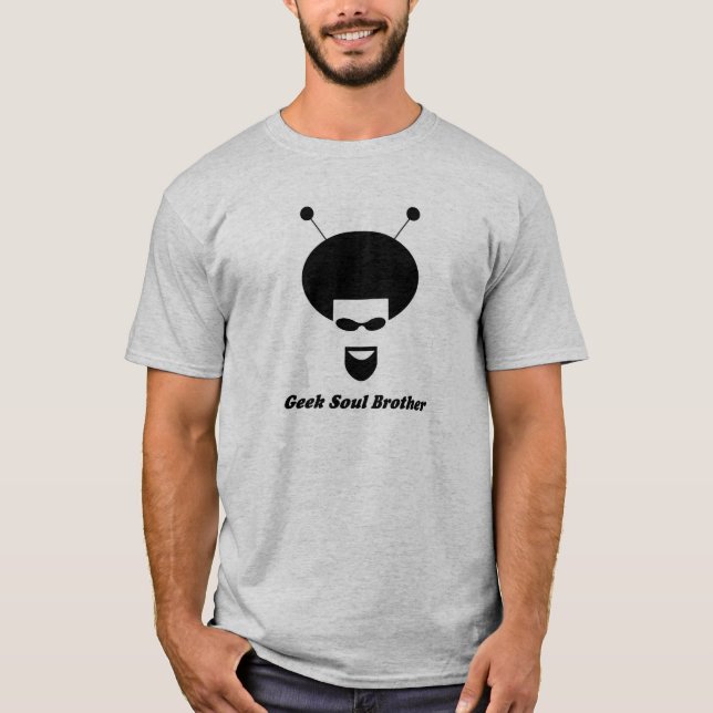 Geek Soul Brother Logo w/Text Colour T-Shirt (Front)