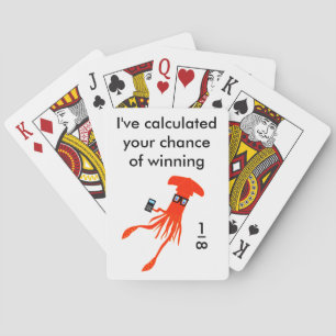 Geek squid playing cards