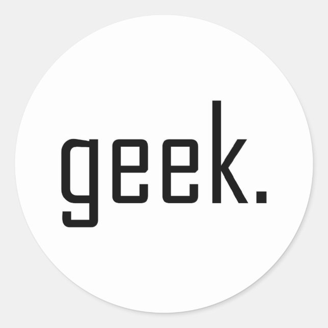 geek Sticker (Front)
