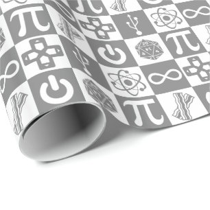 Geek Symbols Wrapping Paper