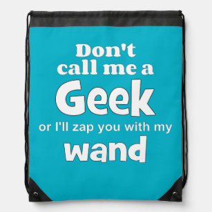 Geek wand wf drawstring bag