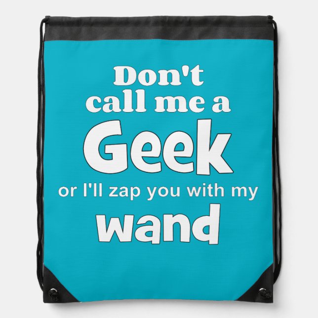 Geek wand wf drawstring bag (Front)