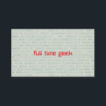 Geek Web Developer Computer Science Binary Codes Business Card<br><div class="desc">Geek Web Developer Computer Science Binary Codes</div>