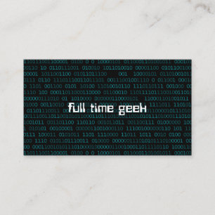 Geek Web Developer Computer Science Business Card