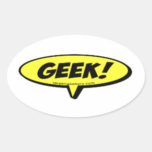 GEEK word balloon Sticker