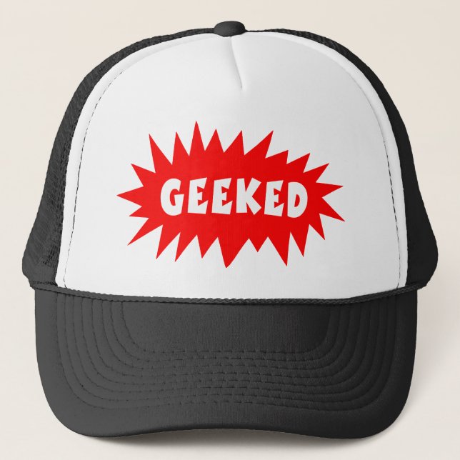 Geeked Trucker Hat (Front)