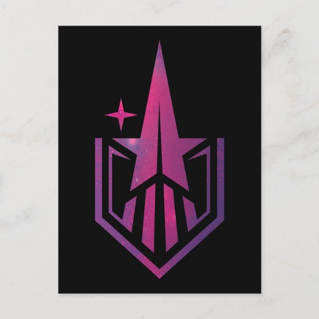 Geekerella Starfield Logo Postcard (Front)